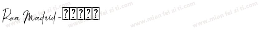 Rea Madrid字体转换